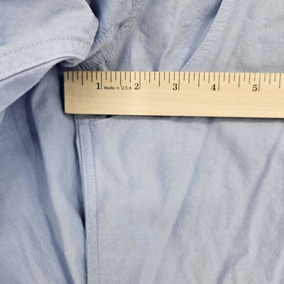 Duluth Trading Shirt Mens Large Fishing Button Down Casual Blue L Bamboo Rayon - Picture 9 of 12